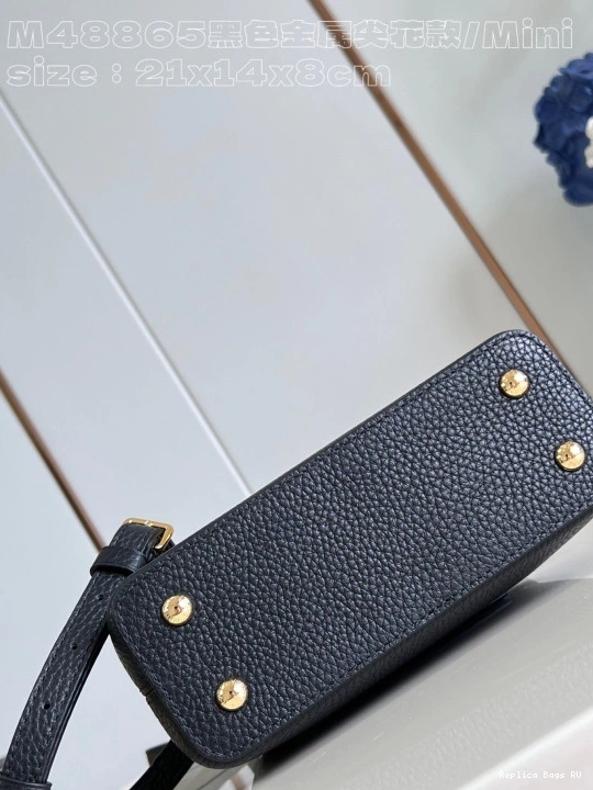 Cheap LOUIS VUITTON MINI-21*14*8CM CAPUCINES 0711